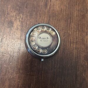 Vintage Pillbox Rotary Telephone Dial Theme Olympic Phone‎